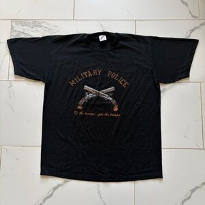 Vintage 1990s 90s Military Police Of The Troops For The Troops T Shirt Tee XL